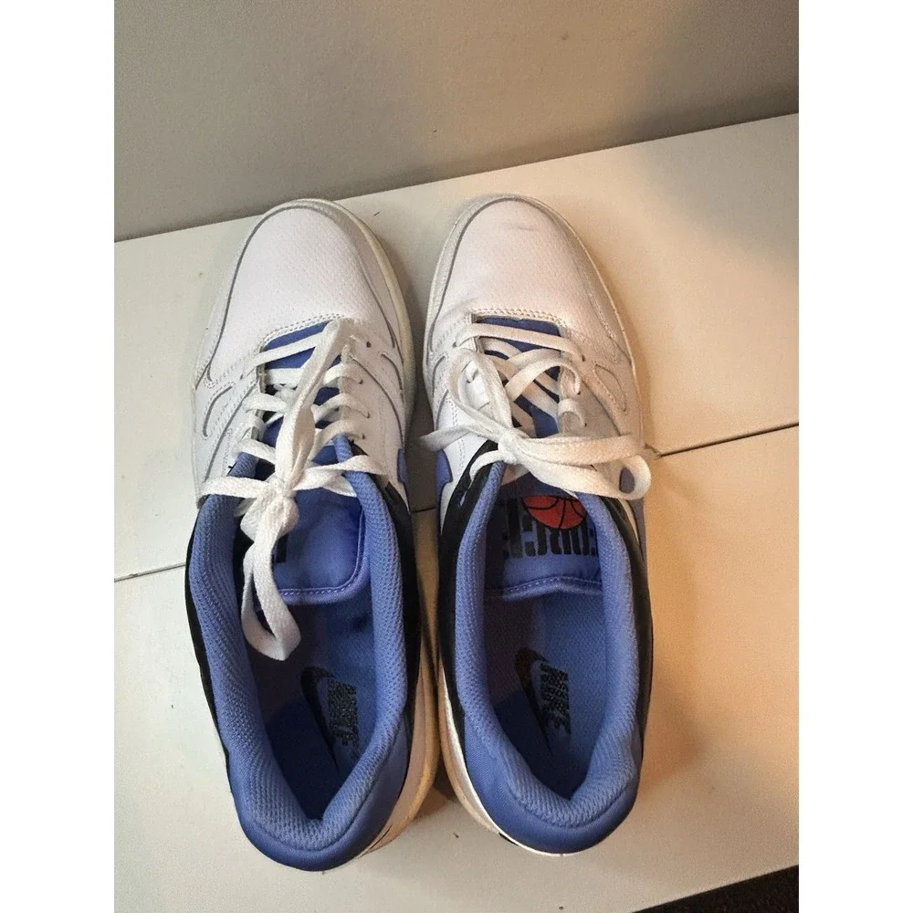 Nike Full Force Low FB1362-100 Men's Size 11 White Black Blue Polar - Picture 8 of 13